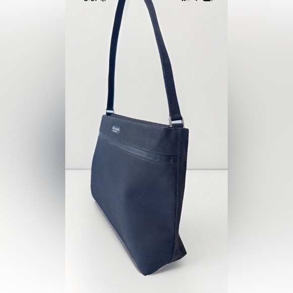 Vintage 90s Y2K Kate Spade Black Silk Zebra Print Lining Magnetic Closing *flaws - Picture 5 of 15